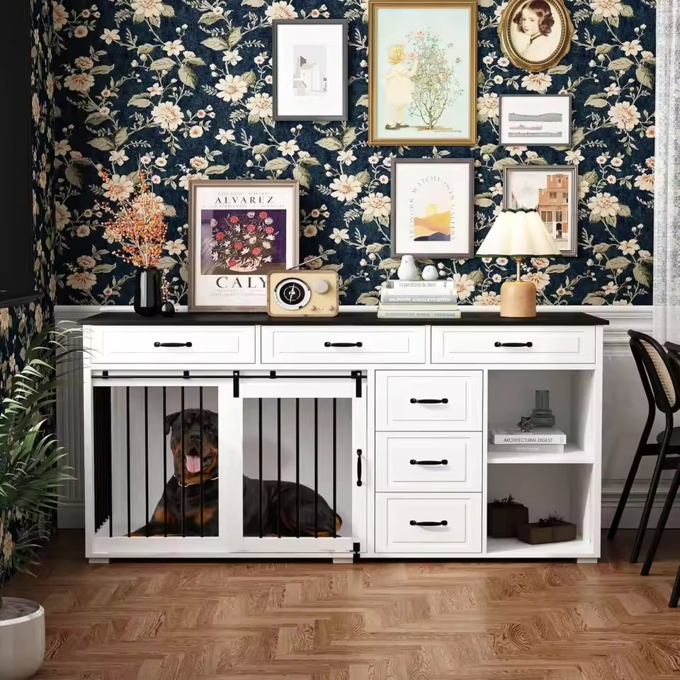 67" Ryan Large Dog Crate Furniture
