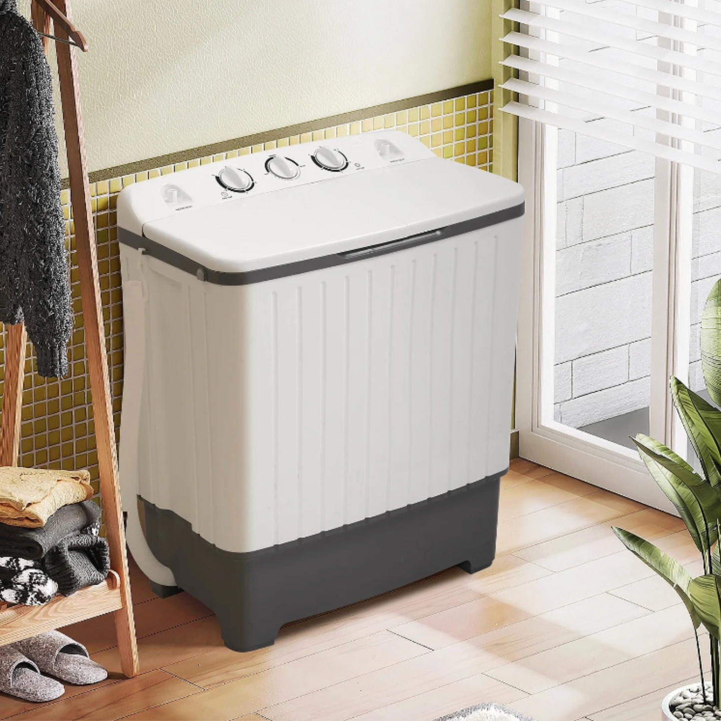17lbs Portable Apartment Ventless Washer & Dryer Combo