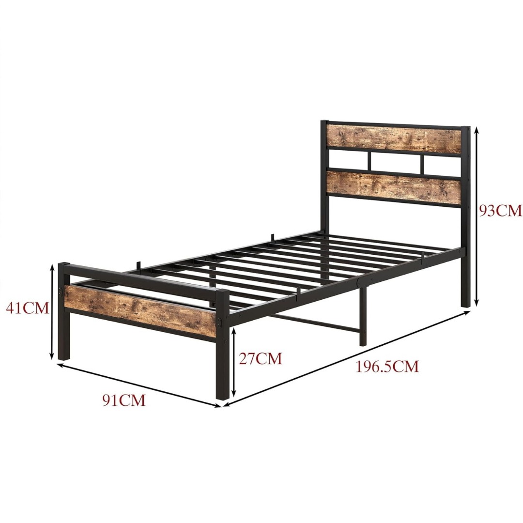 Parrish Metal Platform Bed