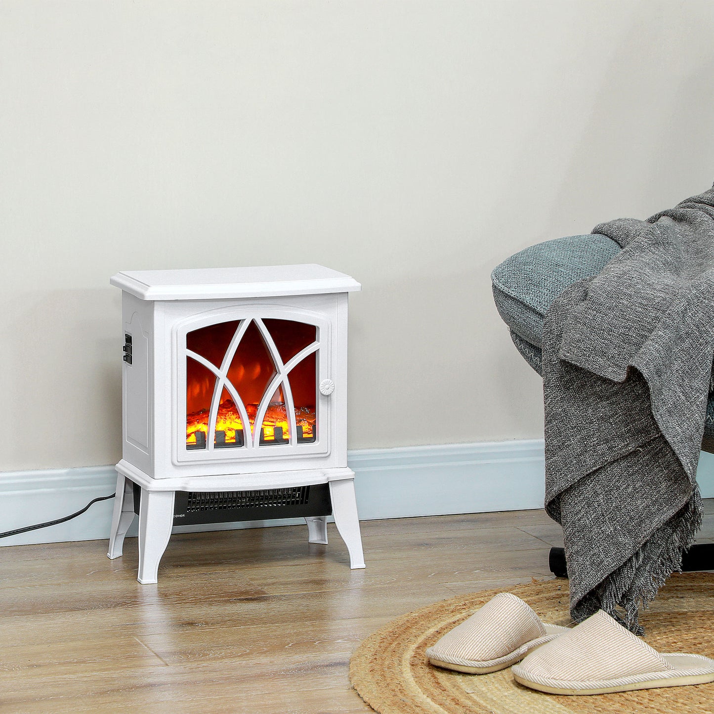 Small Decorative Electric Log Fireplace