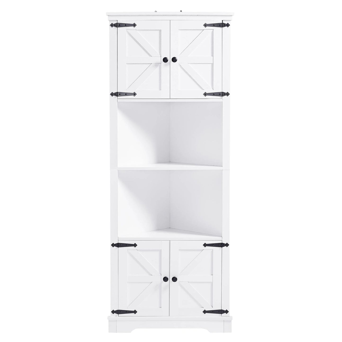Dana Tall Corner Kitchen Pantry Cabinet
