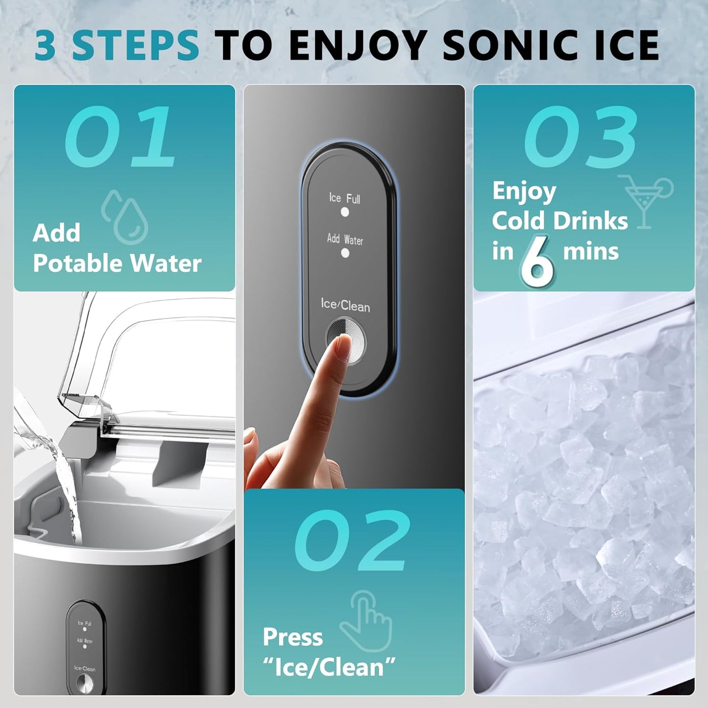 Nugget Ice Maker Countertop - Canva Home
