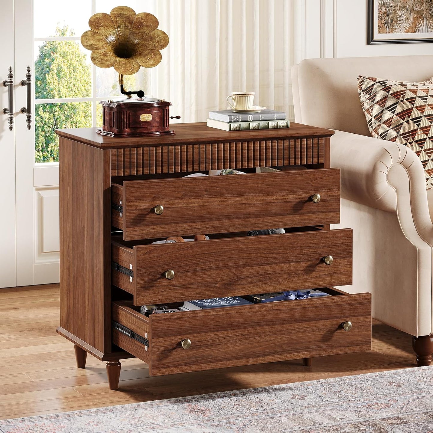 31.5-Inch Extra Large Nightstand - Canva Home