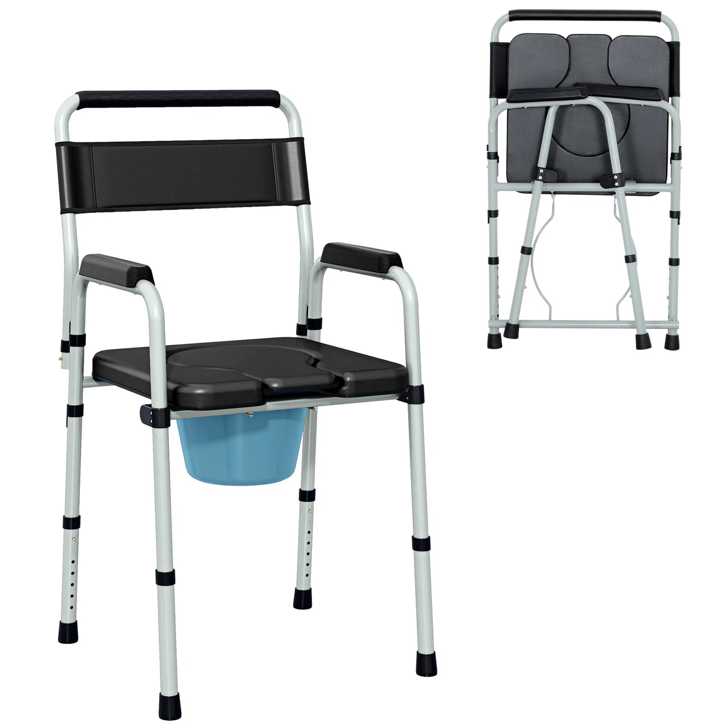 Carl Adult's Bedside Commode Chair