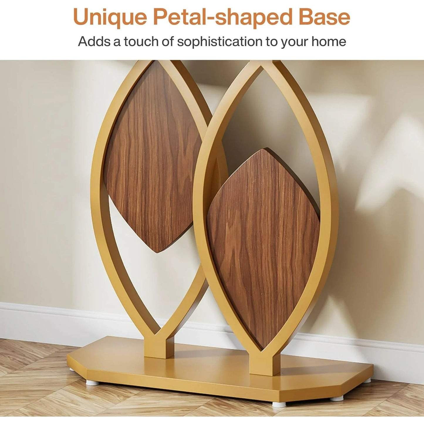 Asa Modern Marble Narrow Entryway Table Canva Home