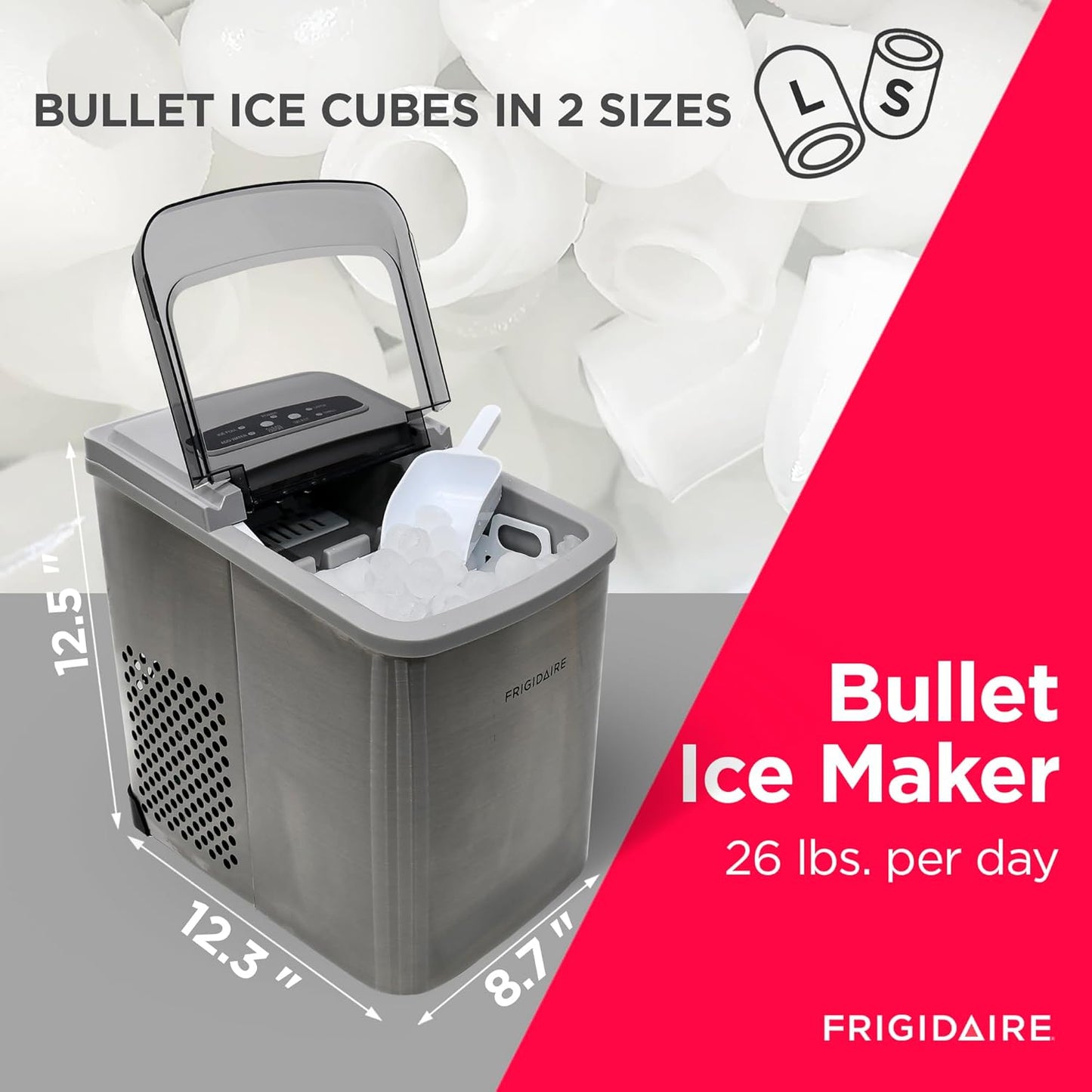26lbs Portable Ice Maker - Canva Home