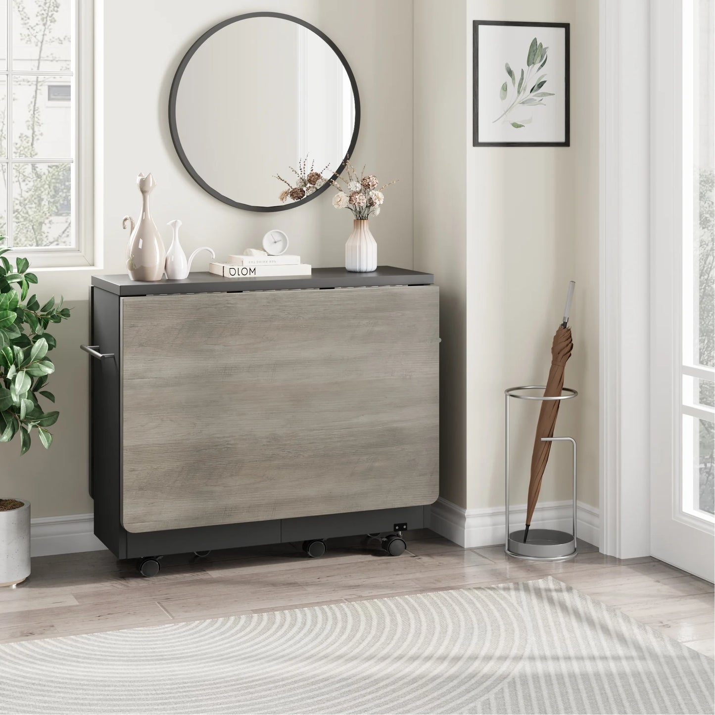 Saira Space Saving Drop Leaf Dining Table