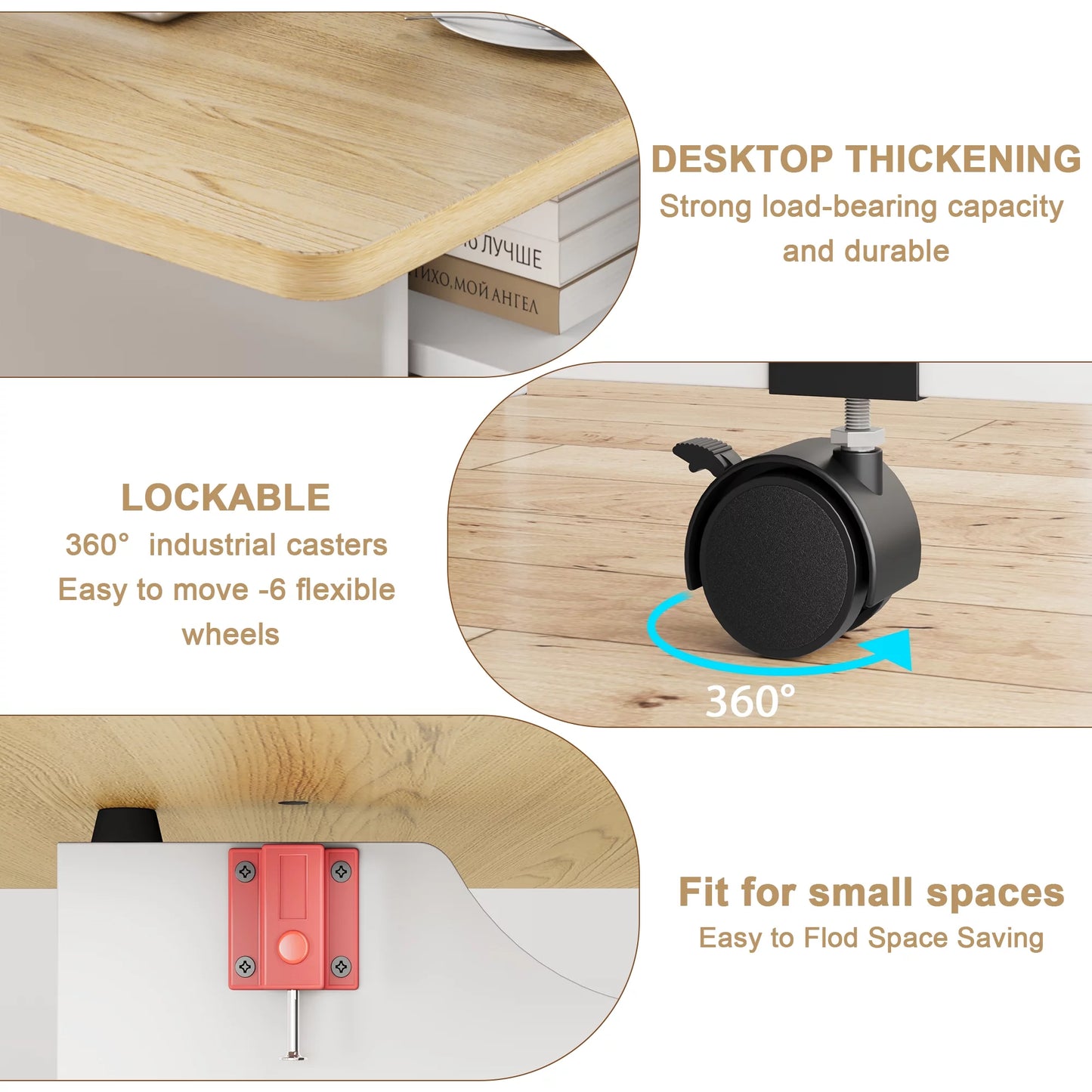 Jose Space Saving Drop Leaf Dining Table