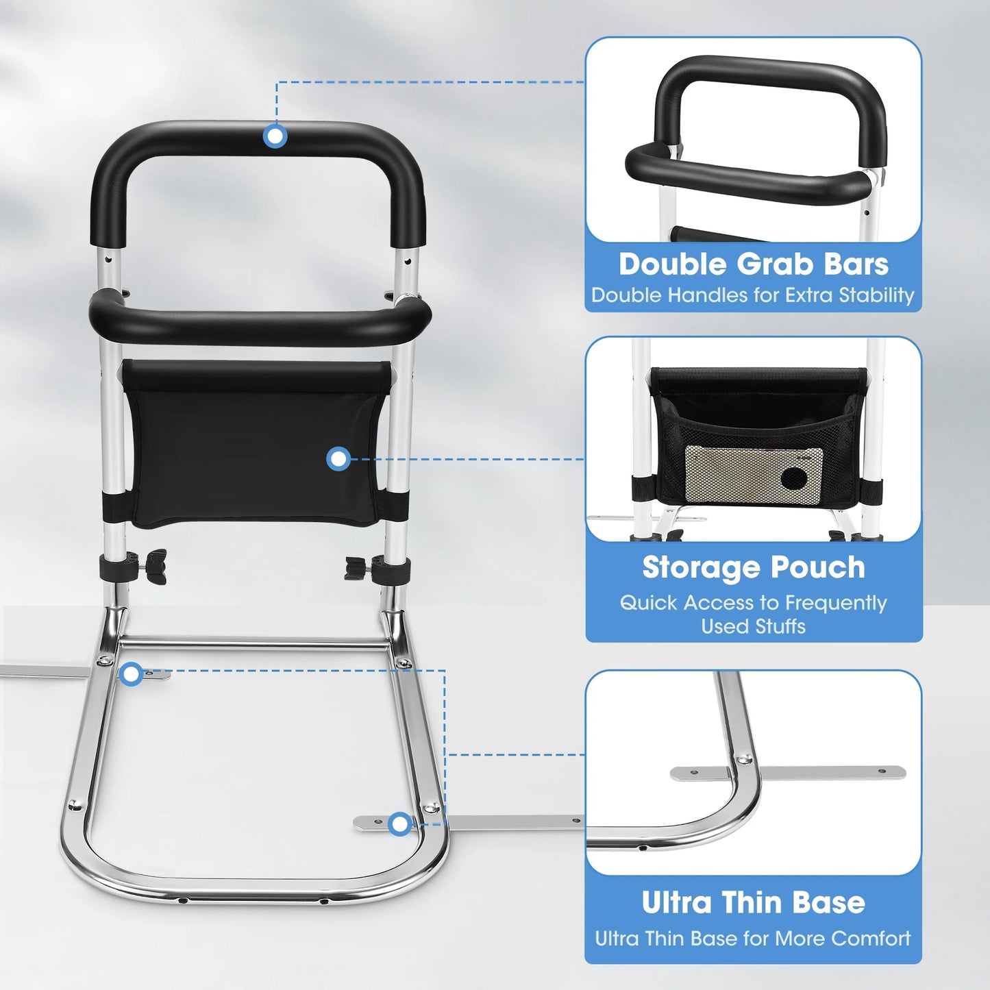 Senior Safety Bed Rail (Inner Handle)