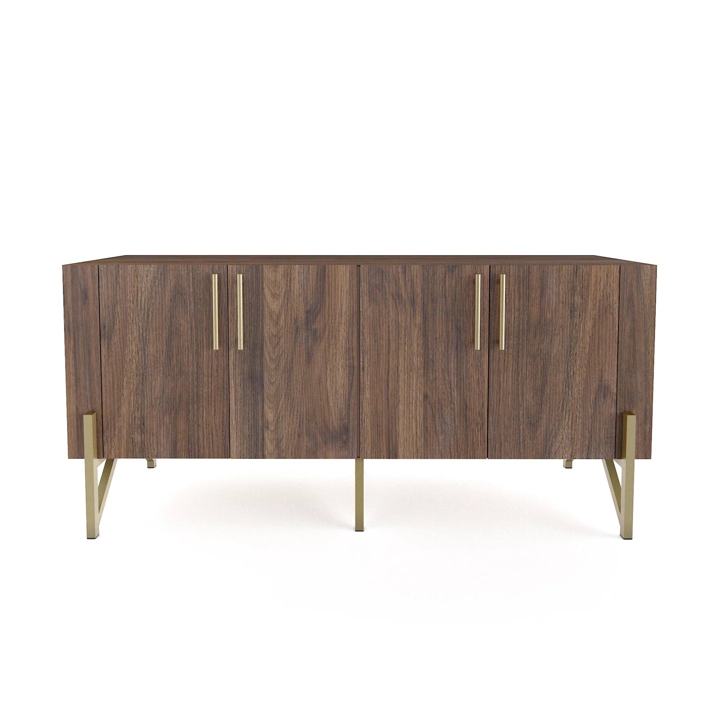 Hamza Mid Century Credenza Cabinet Canva Home