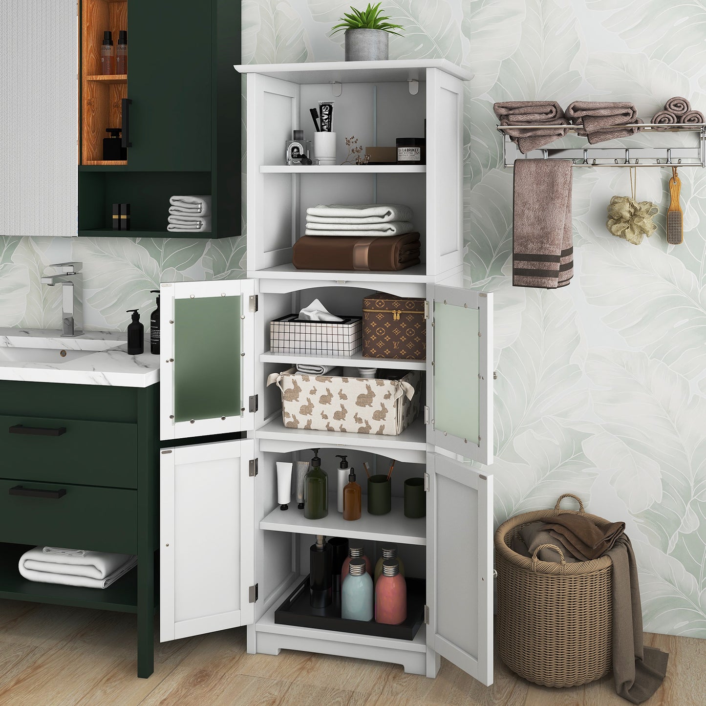 Willis Freestanding Bathroom Linen Cabinet