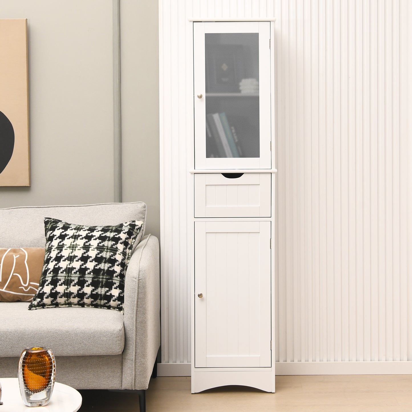 Jaime Freestanding Bathroom Linen Cabinet
