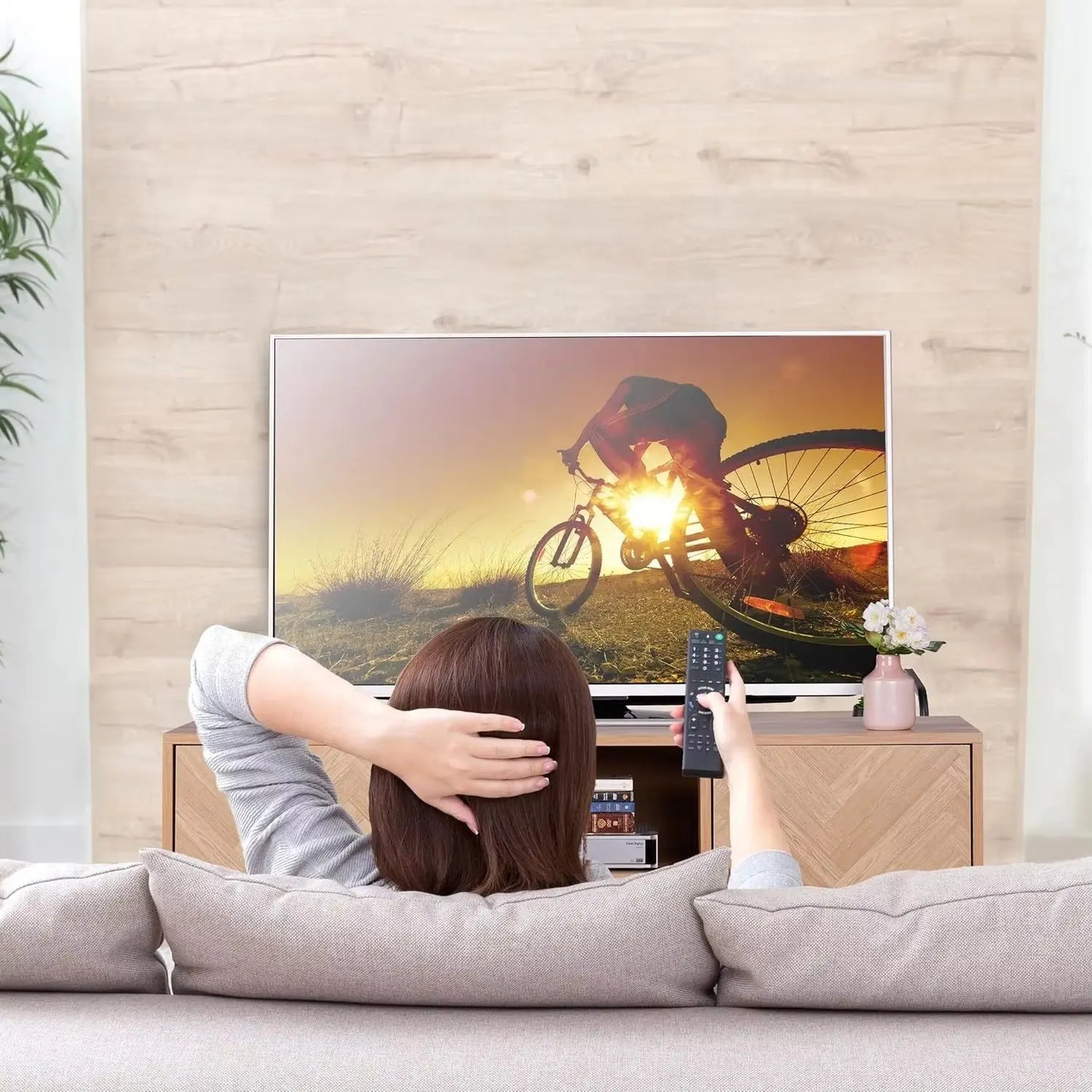 Zac Mid Century TV Media Cabinet Console Canva Home