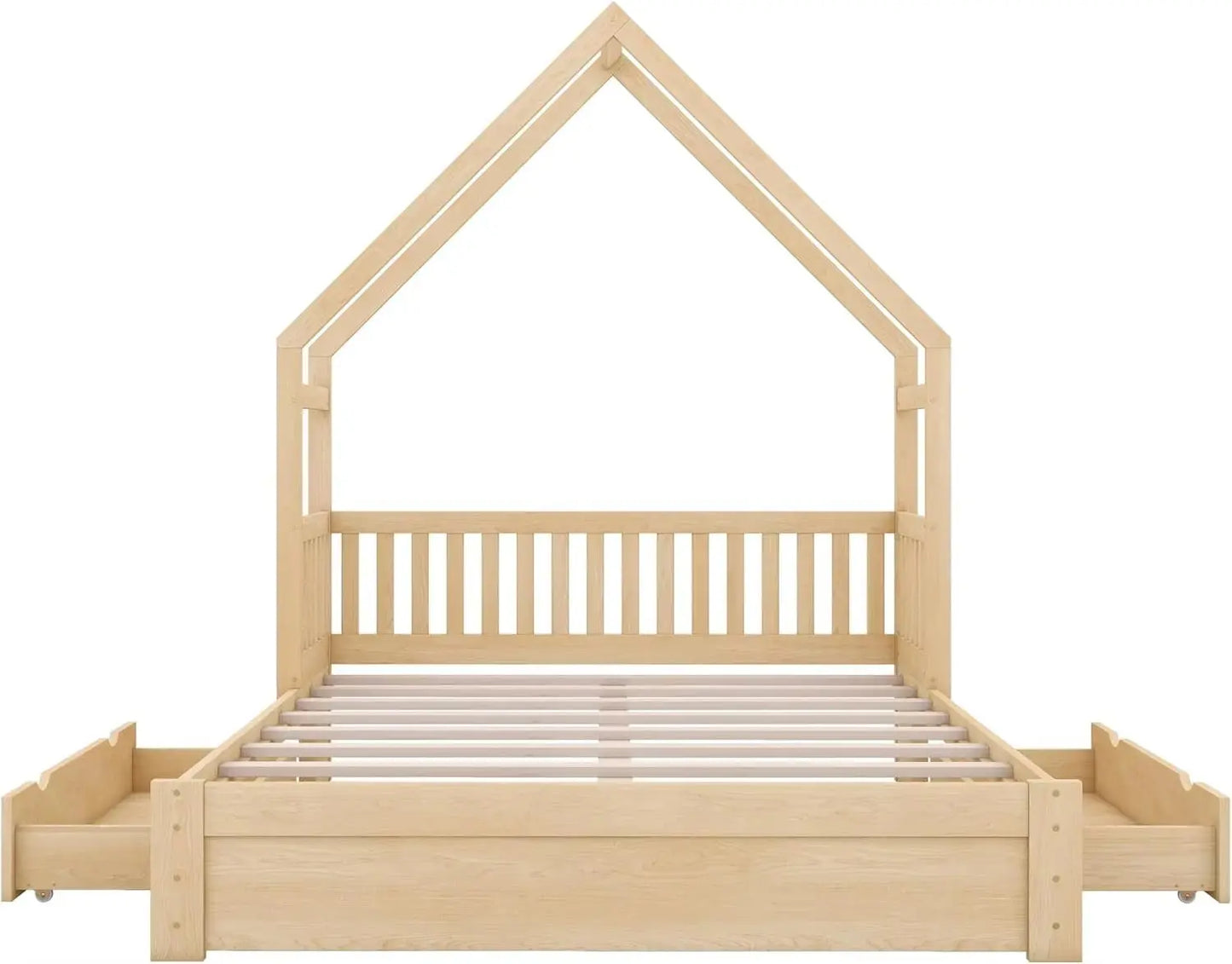 Diane Full Children's Montessori Floor Bed Canva Home