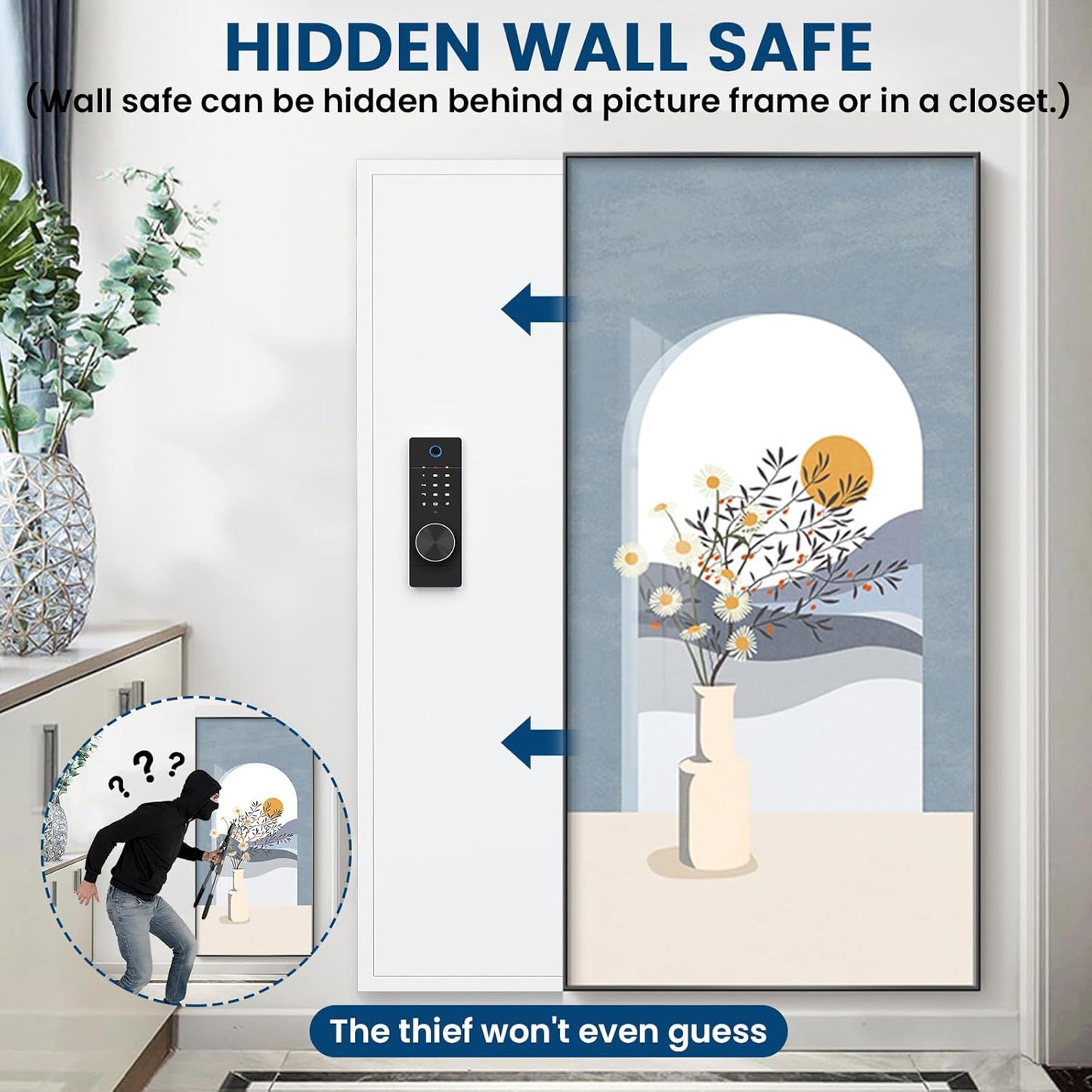 Touch Panel In Wall Safe - Canva Home
