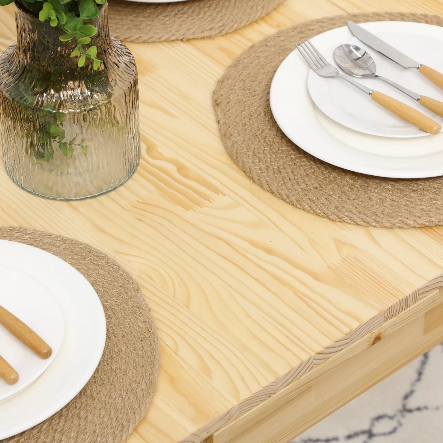 Zahra Wooden Space Saving Drop Leaf Dining Table
