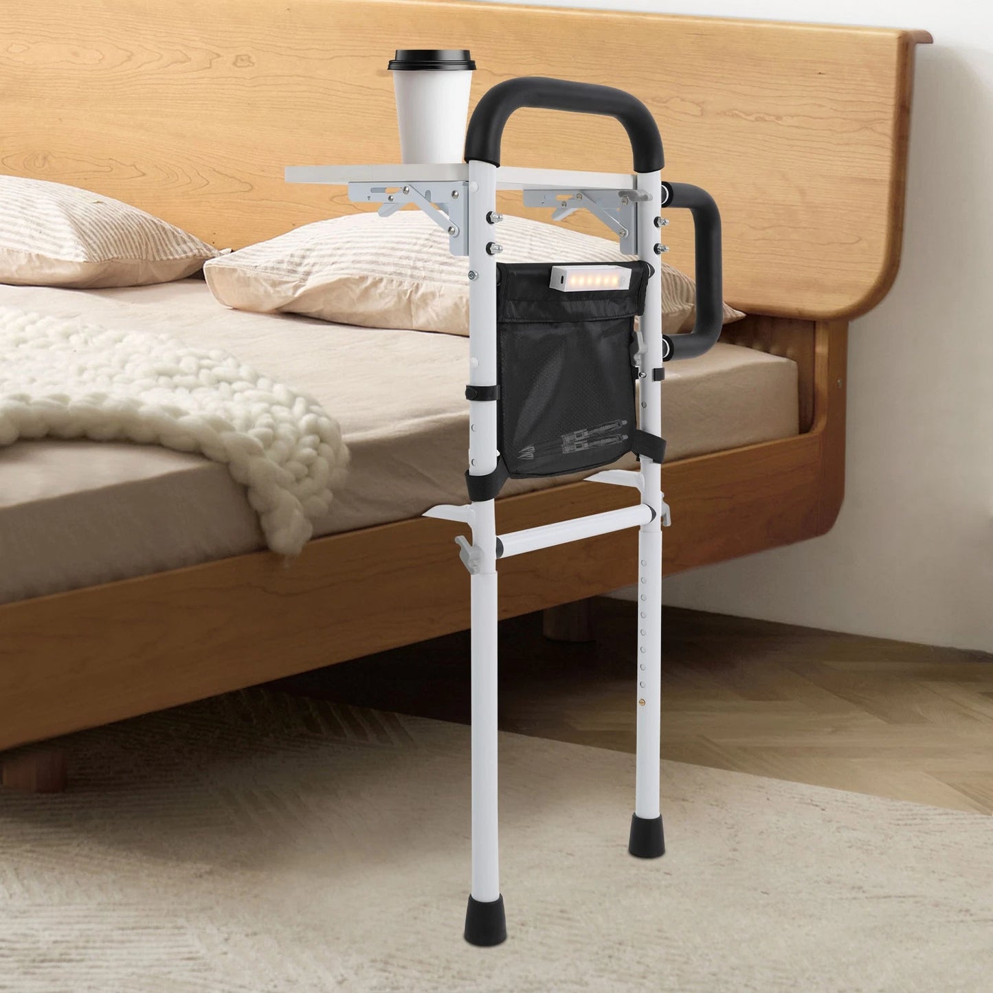 Senior Safety Bed Rail (Foldable Table)