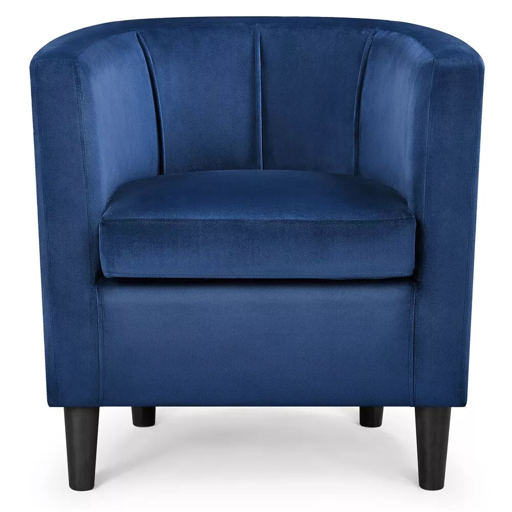 Zac Modern Barrel Accent Armchair