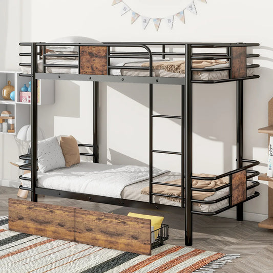 Hood Twin Over Twin Adults Bunk Bed