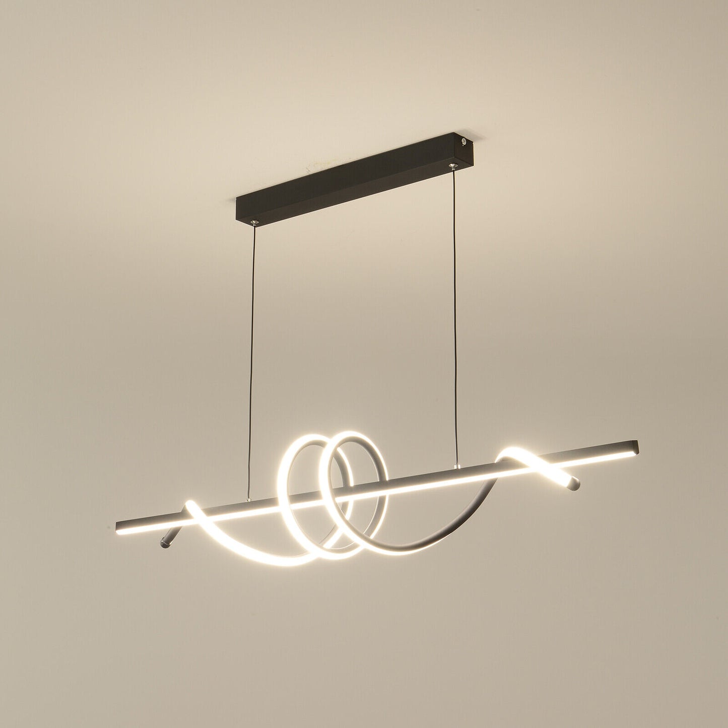Curve Wave Modern Dining Room Chandelier