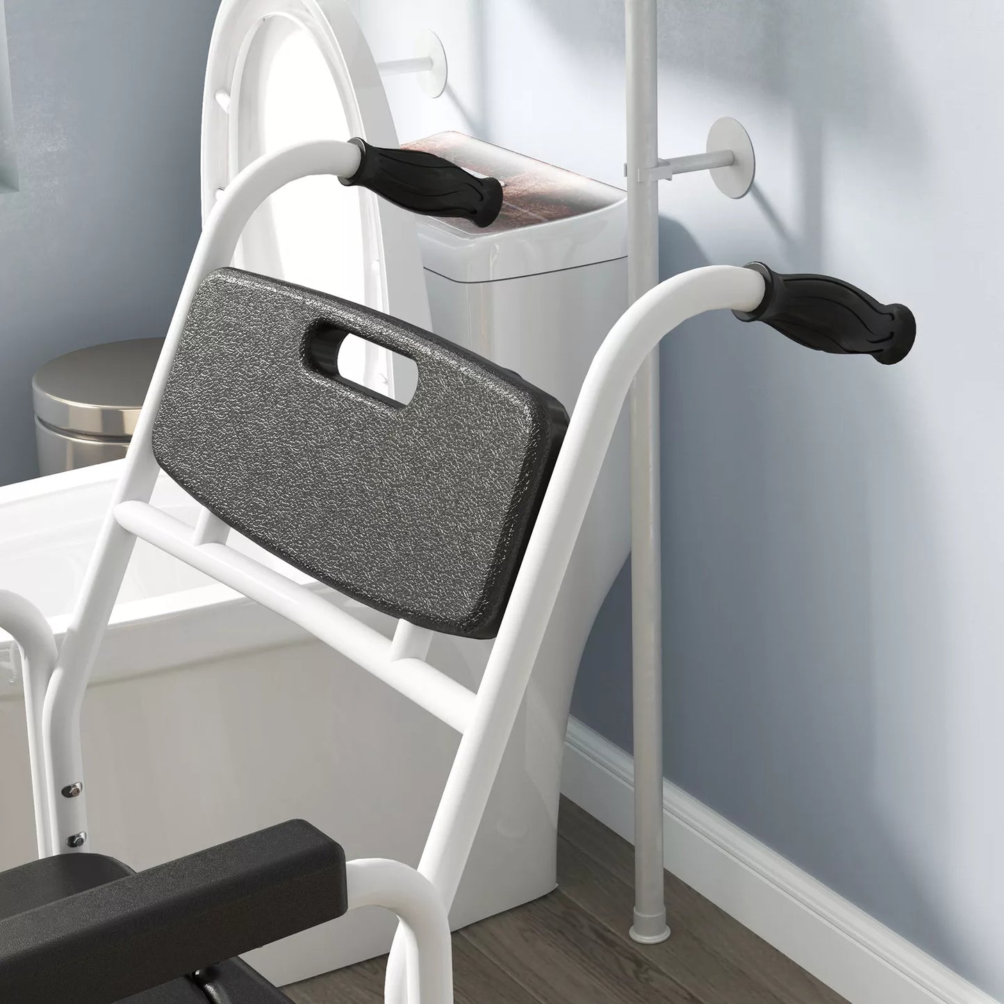 Waller Elderly Shower Commode Wheelchair