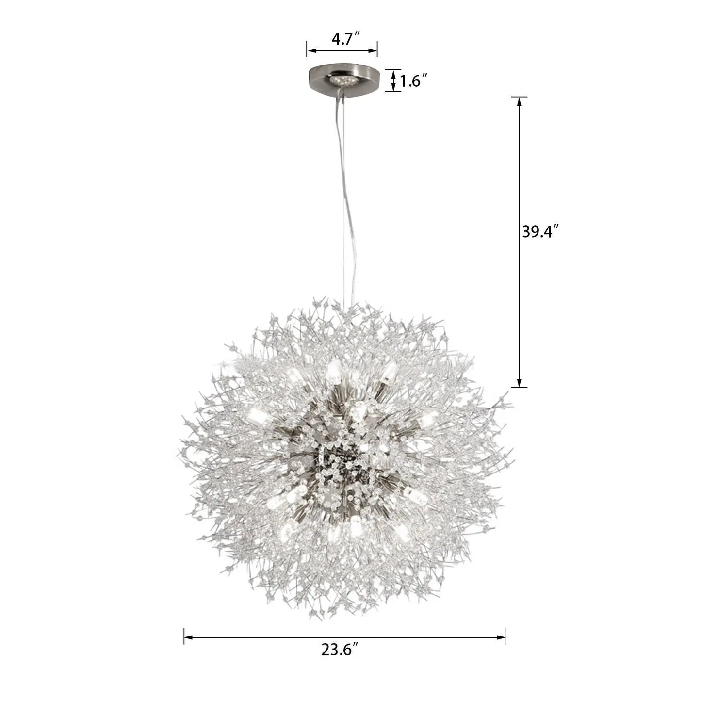 Sparks Sputnik Modern Dining Room Chandelier Canva Home