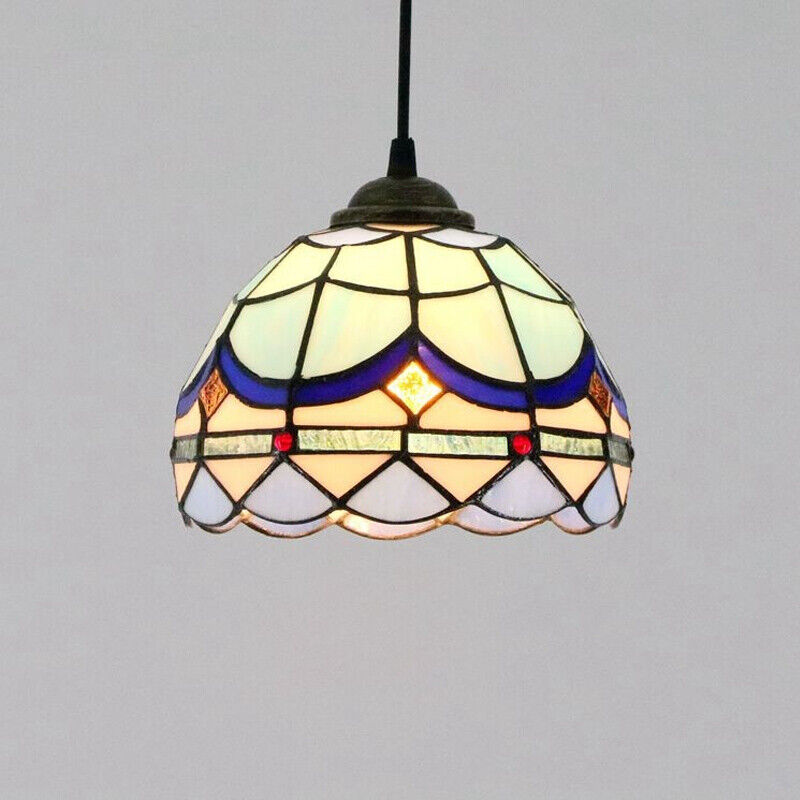 Blue Tiffany Kitchen Pendant Light