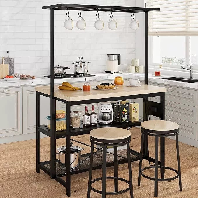 Beth Kitchen Island Dining Table