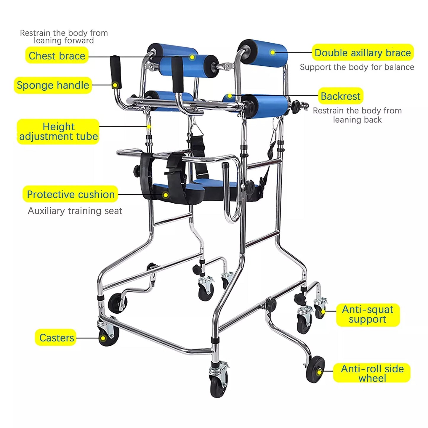 Senior Rehabilitation Upright Mobility Walker