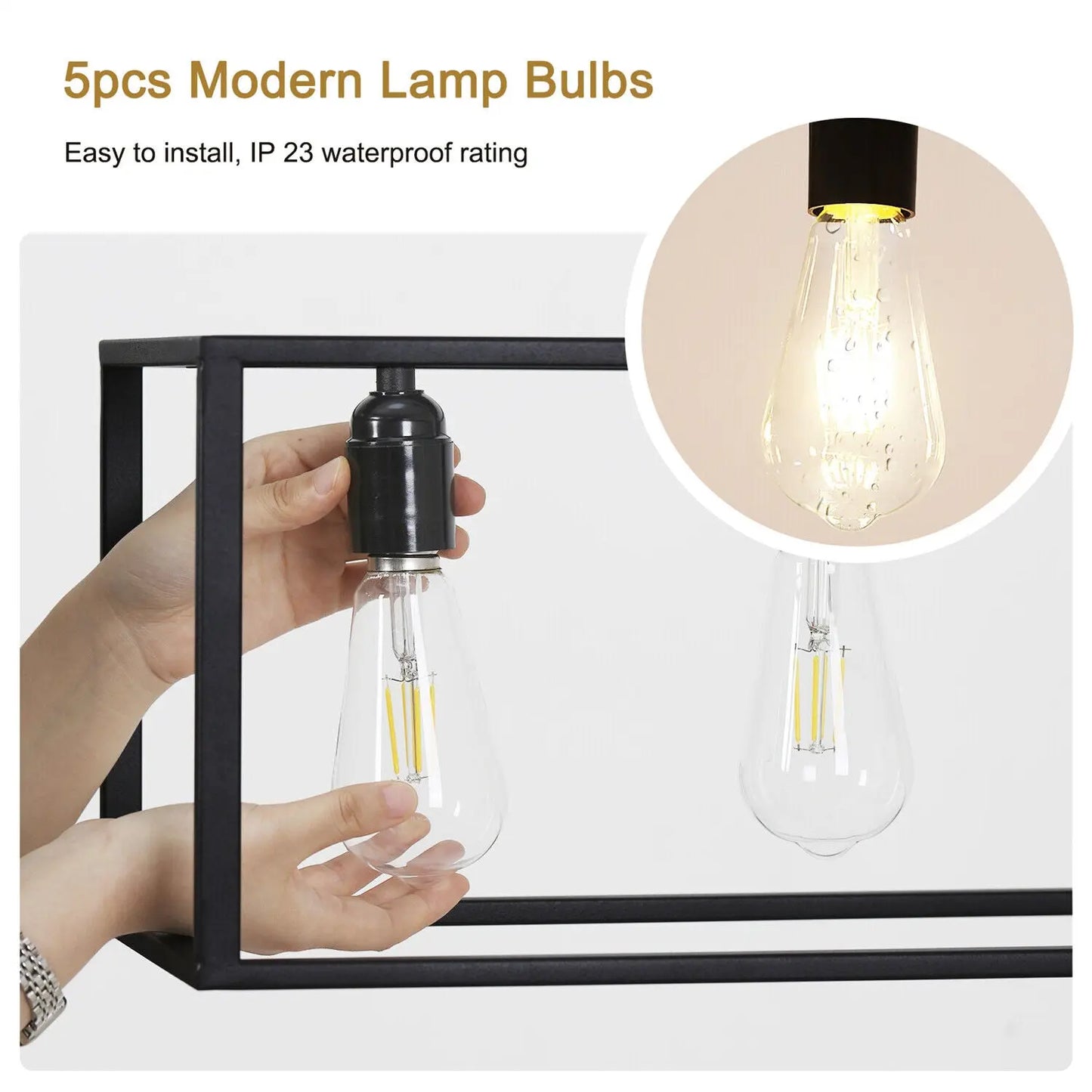 Industrial Farmhouse Dining Room Chandelier Canva Home