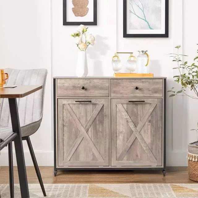 Aamir Dual Kitchen Trash Can Cabinet