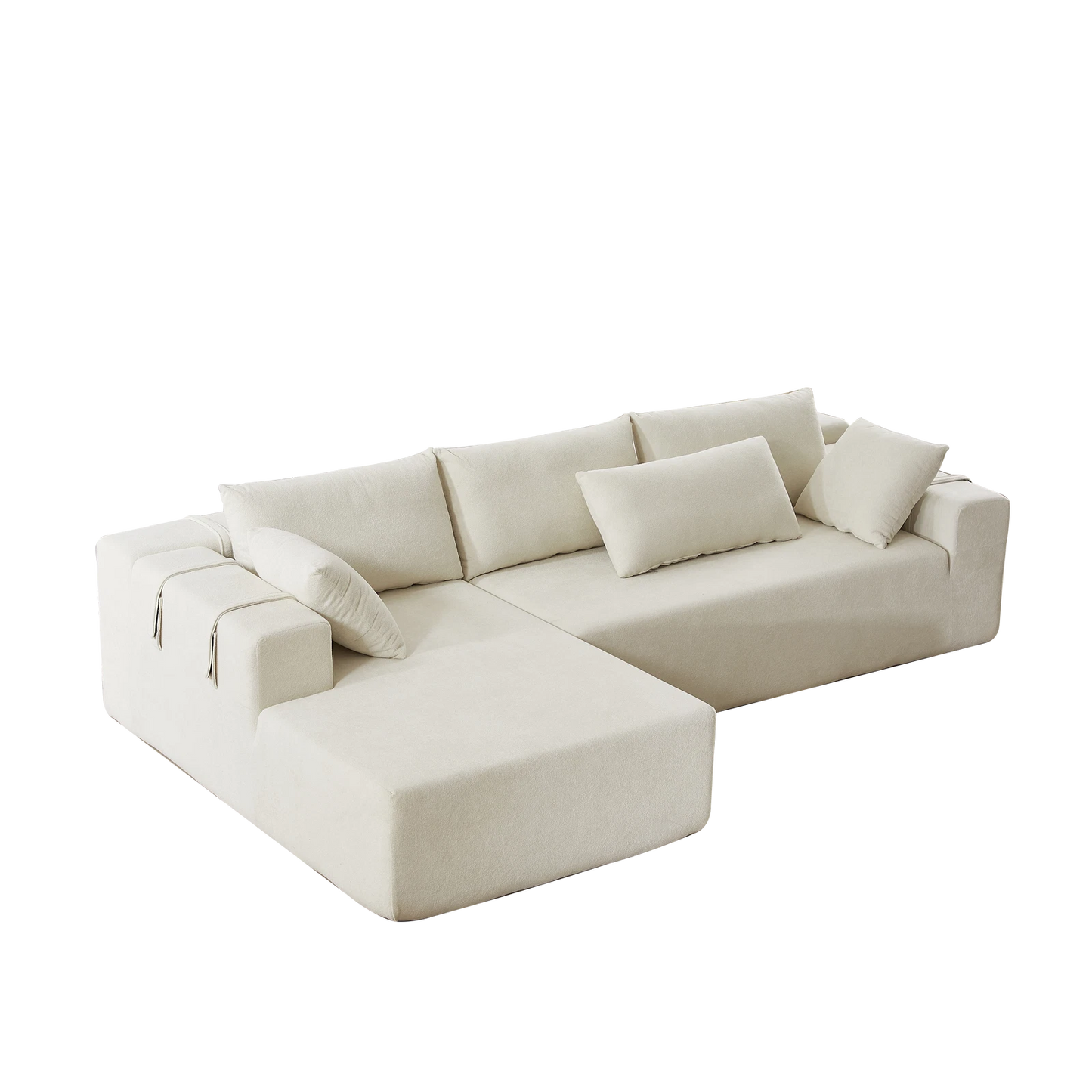Modern Modular L Shaped Sectional Sleeper Couch