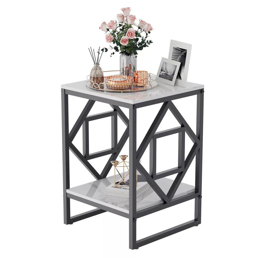 Marble Living Room End Table