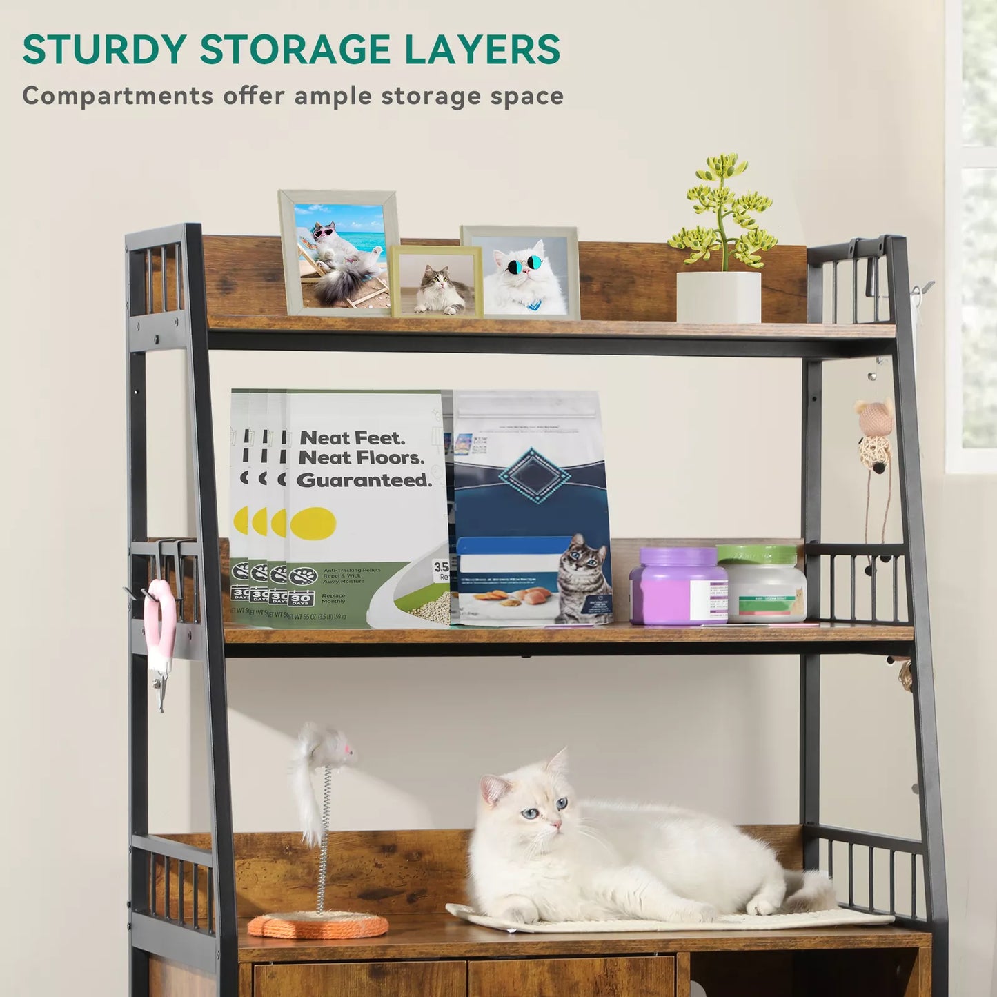 Autumn Cat Litter Box Enclosure Furniture
