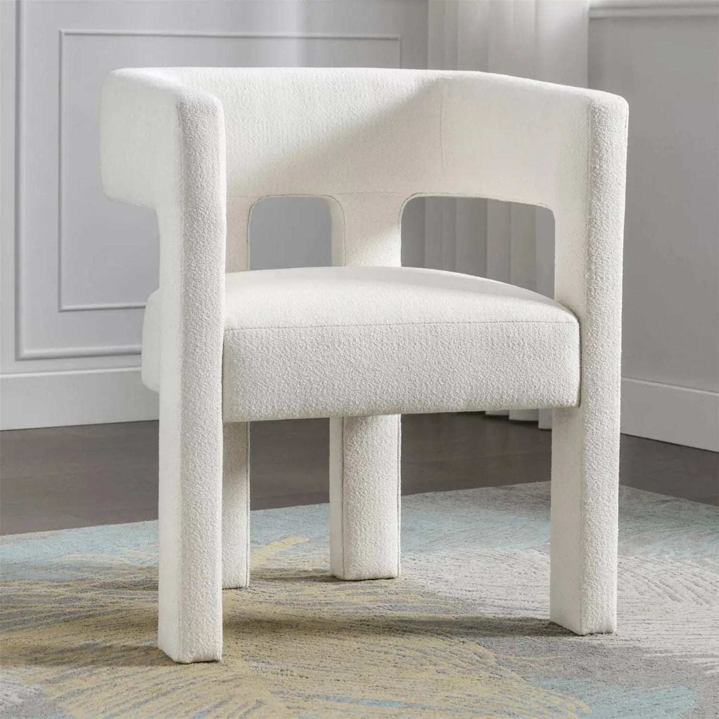 Crosby Modern Accent Armchair Canva Home