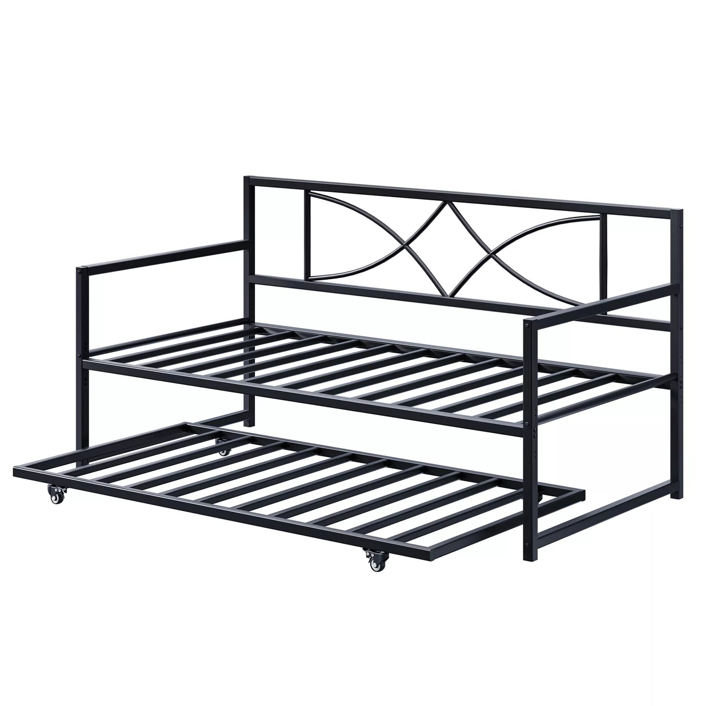 Solis Twin Metal Trundle Daybed