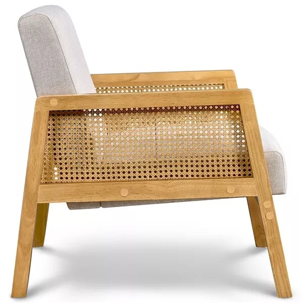 Emil Rattan Accent Armchair