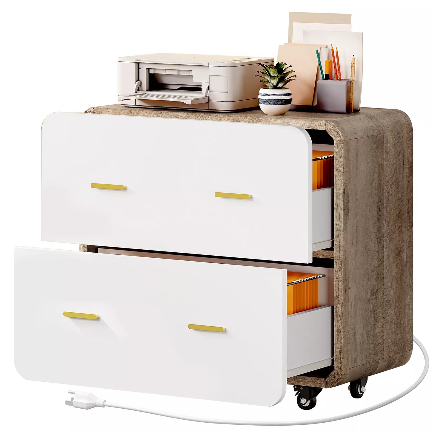 Miles 2 Drawers Lateral Filing Cabinet