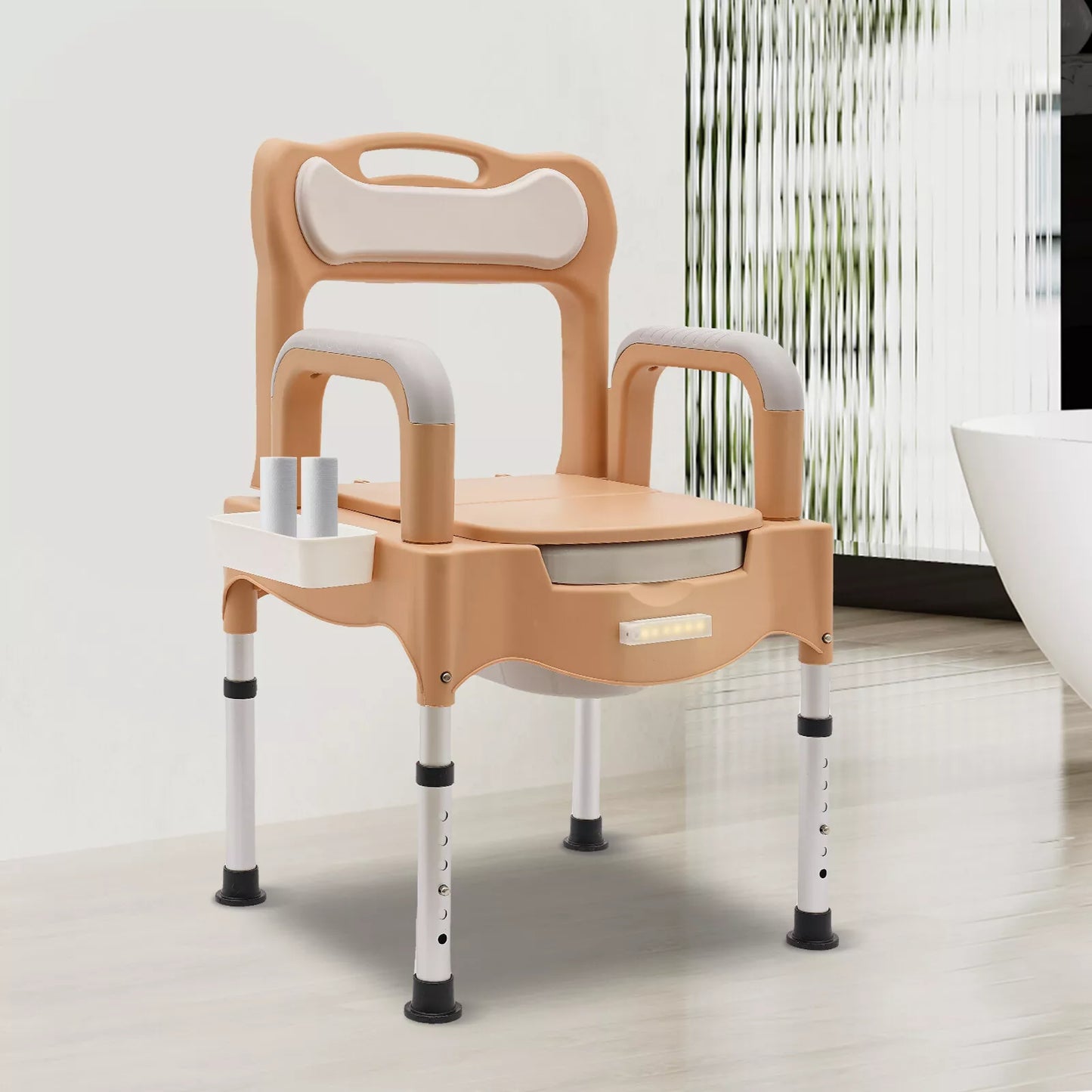 Mccall Adult's Bedside Commode Chair
