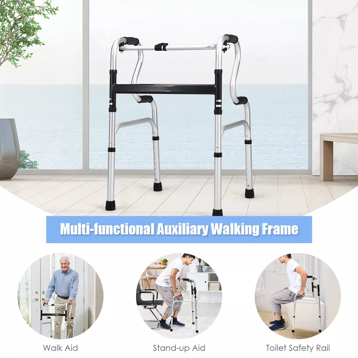 Senior Lightweight Mobility Walker (Dual Handle)