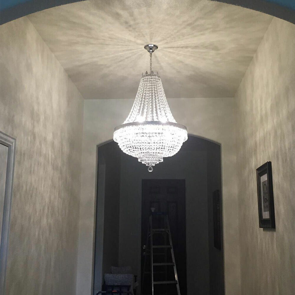 Chain Crystal Dining Room Chandelier