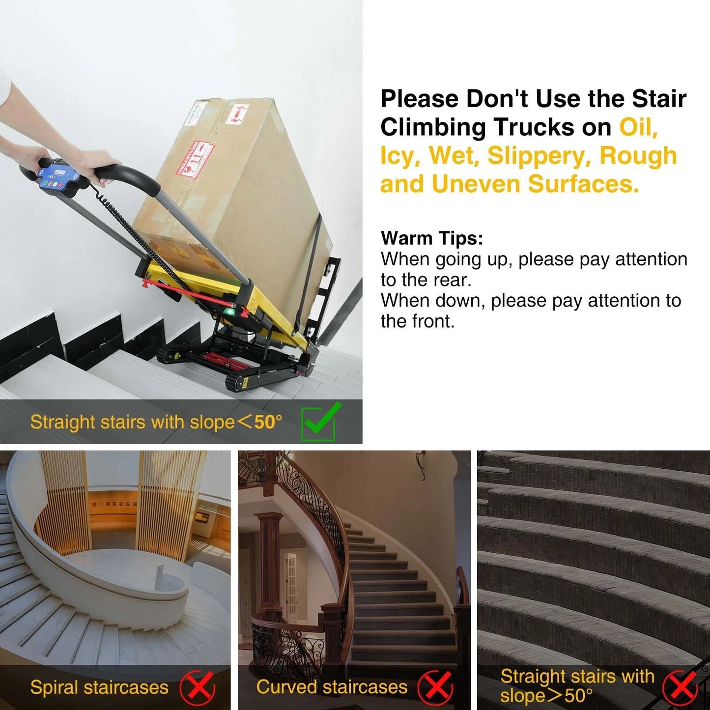 Motorized Stair Climbing Hand Trolley