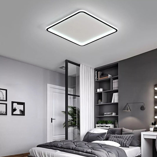 Thin Square Flush Mount Ceiling Light