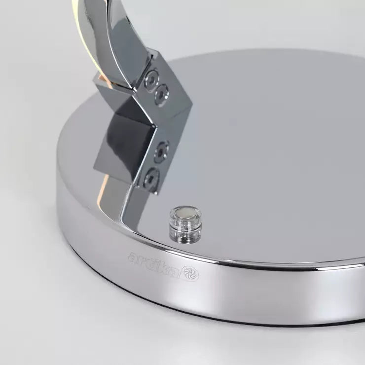 Chrome Twist Table Lamp