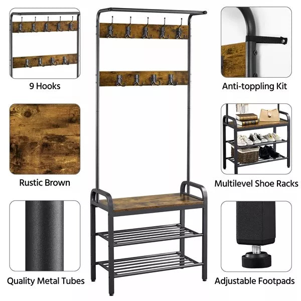 Maxim Tree Hallway With Bench