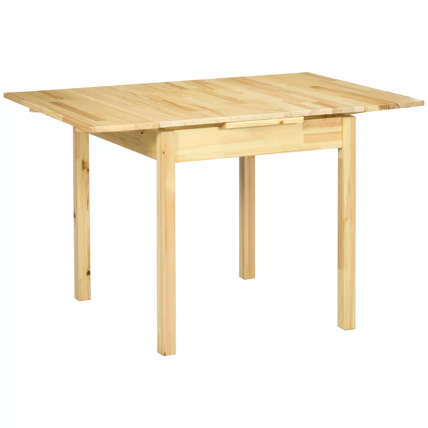 Zahra Wooden Space Saving Drop Leaf Dining Table