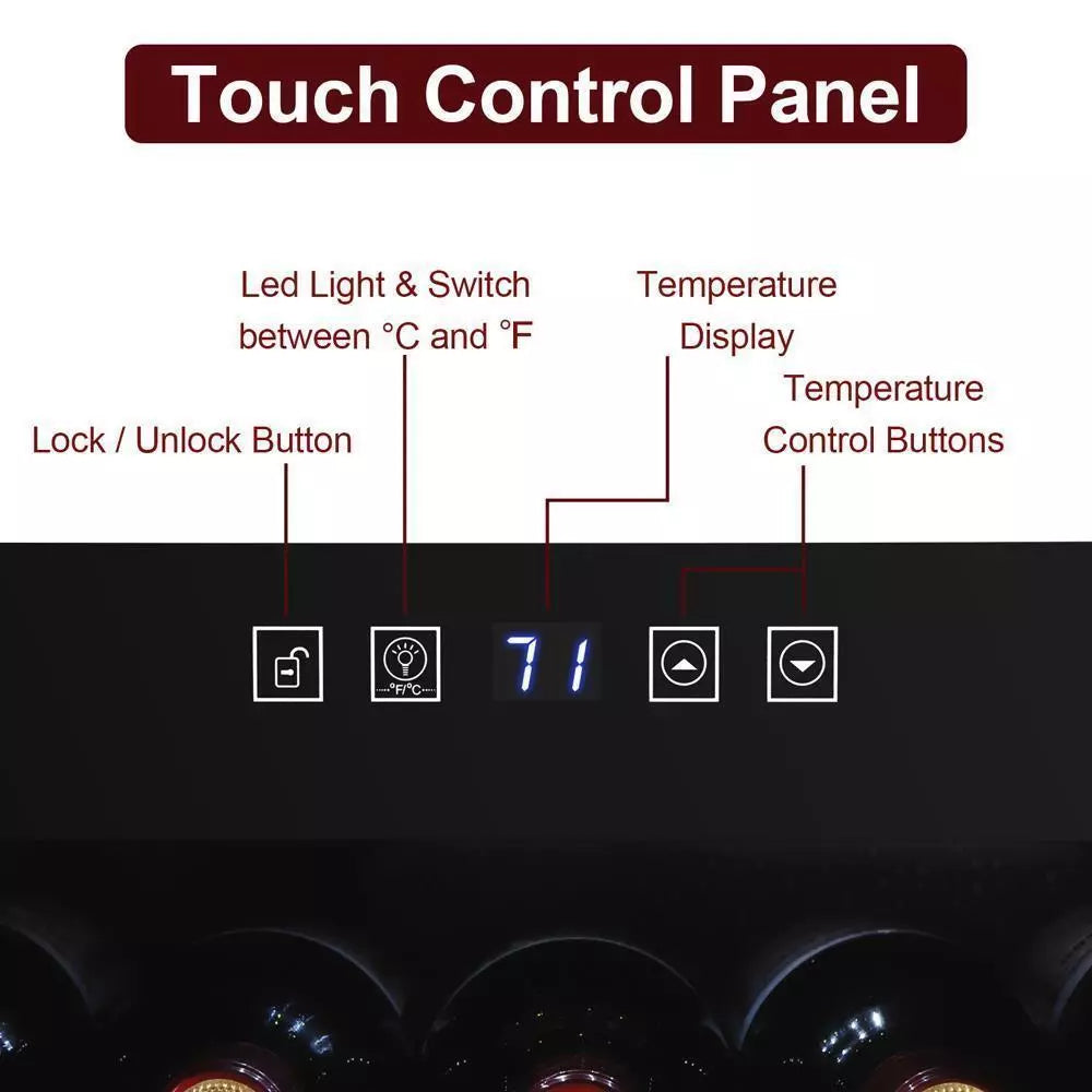 16 Bottles Wine Cooler Refrigerator