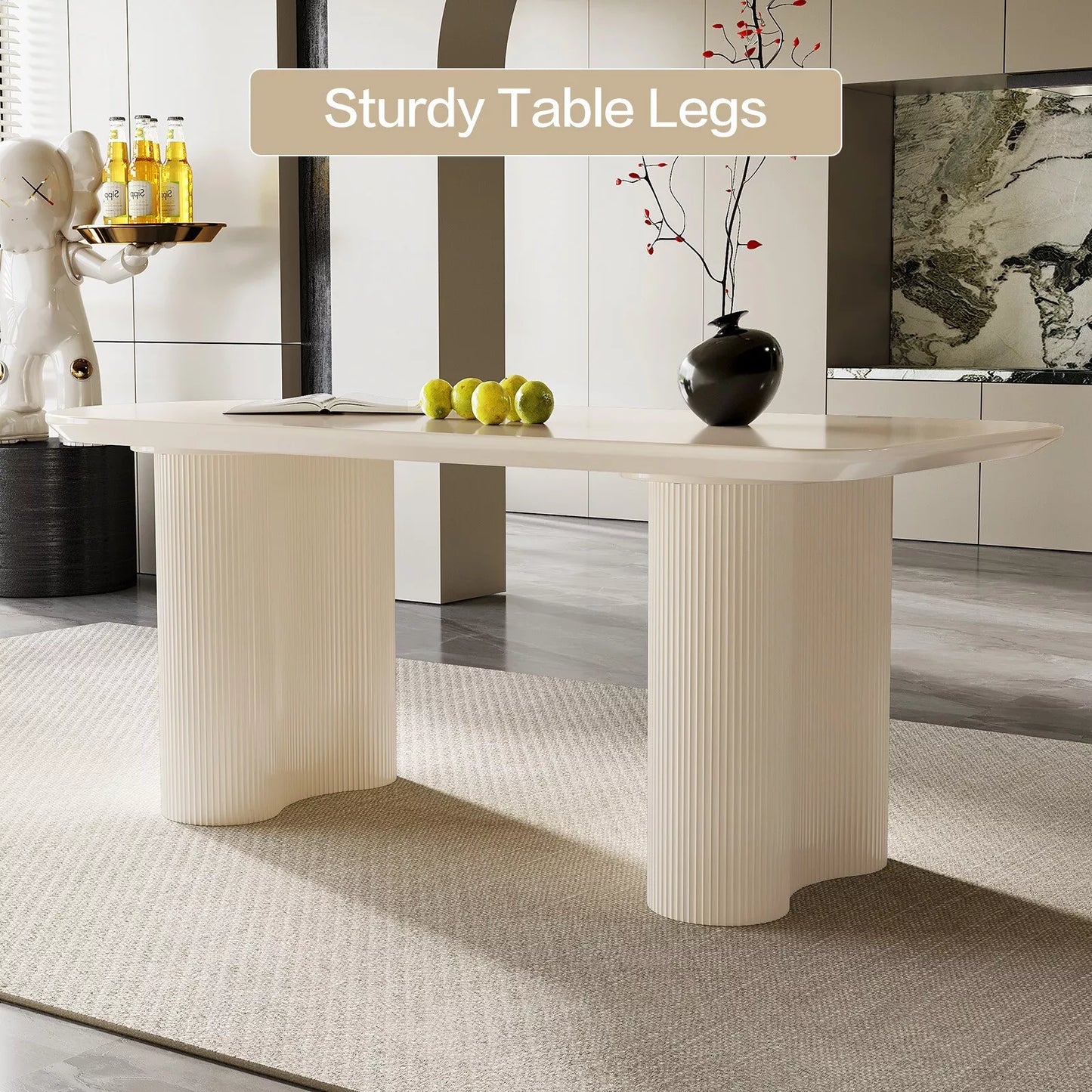 Nixon Modern Dining Table Set For 6