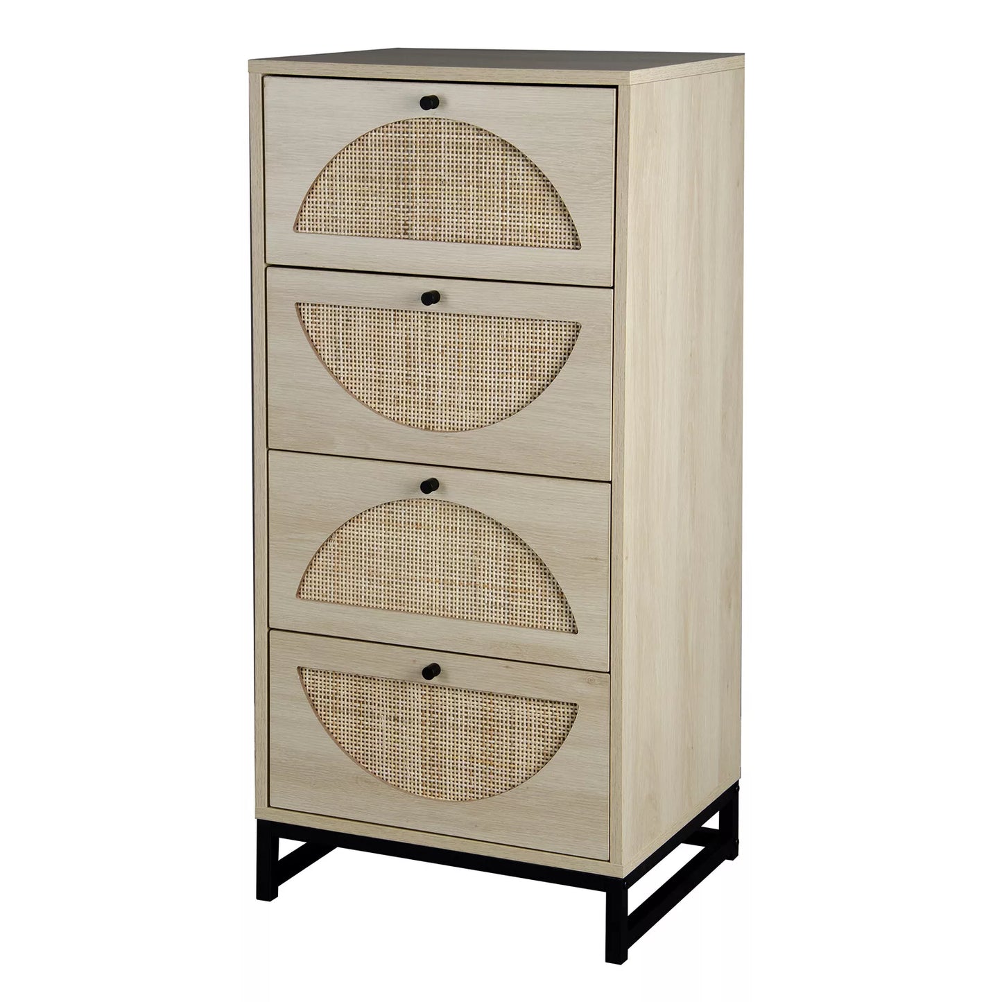 Ruiz Rattan Small 3 Drawer Chest Dresser