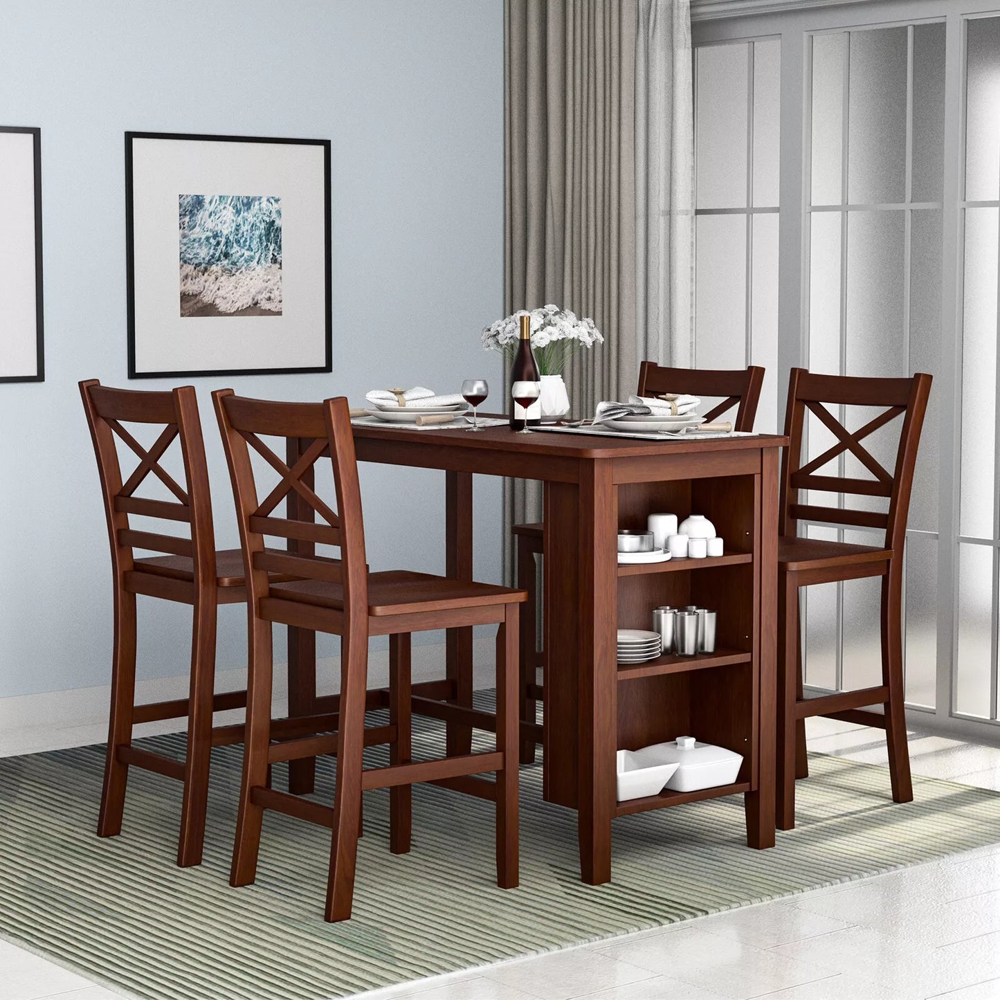 Mack Counter Height Dining Set